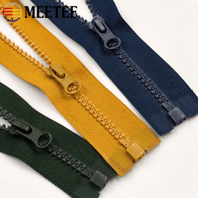5Pcs 40-120cm 5# Resin Plastic - Sewing Front Zipper recension och pris