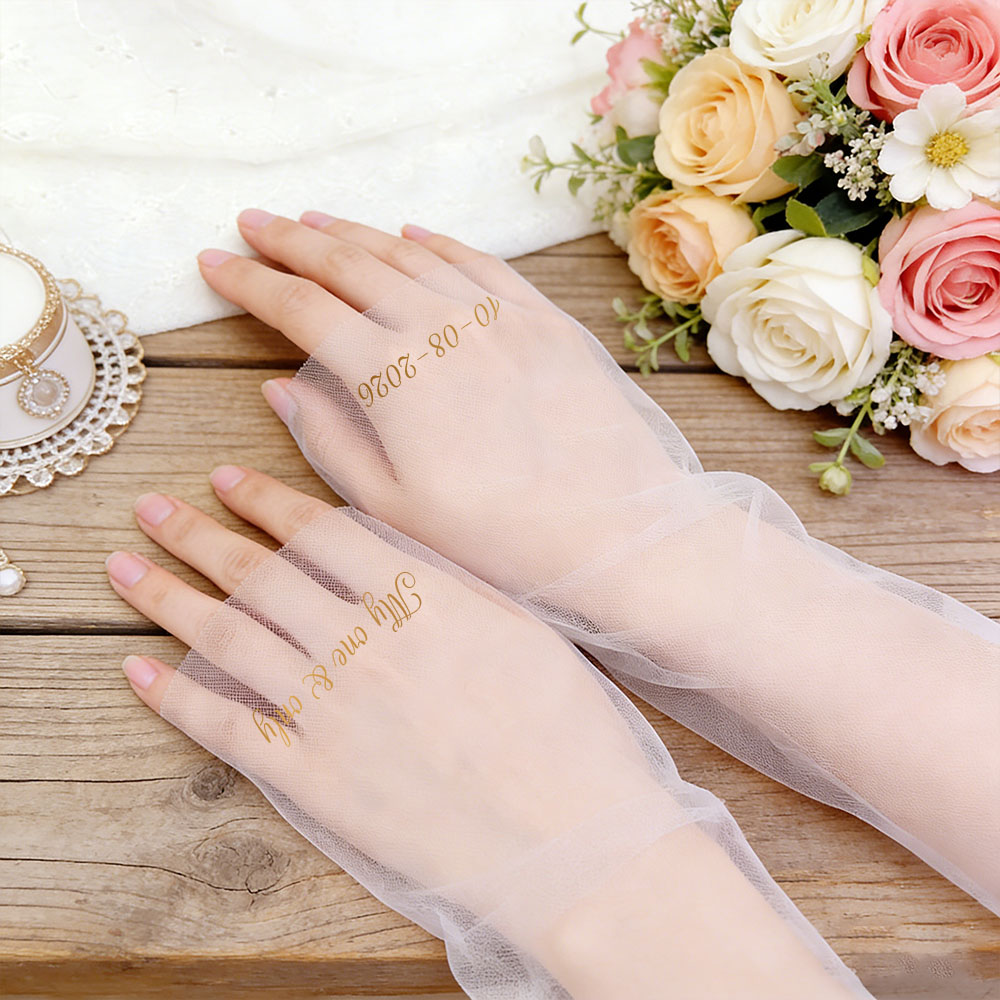 Personalized Long Mesh Bridal  - Sewing Custom recension och pris