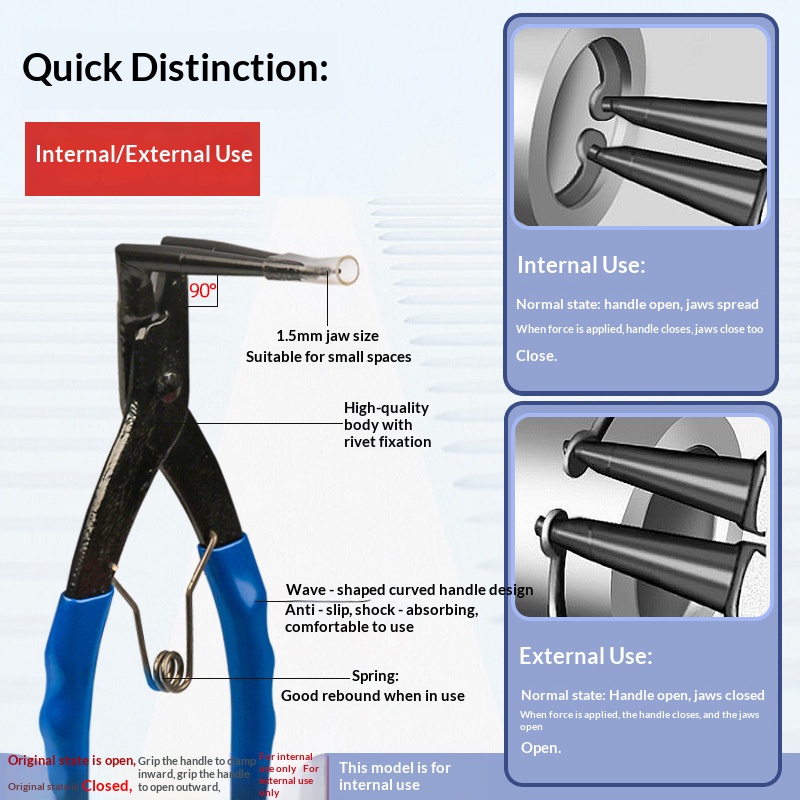 HOMEFISH 90 Degree Bent Long N - Snap Button Plier recension och pris