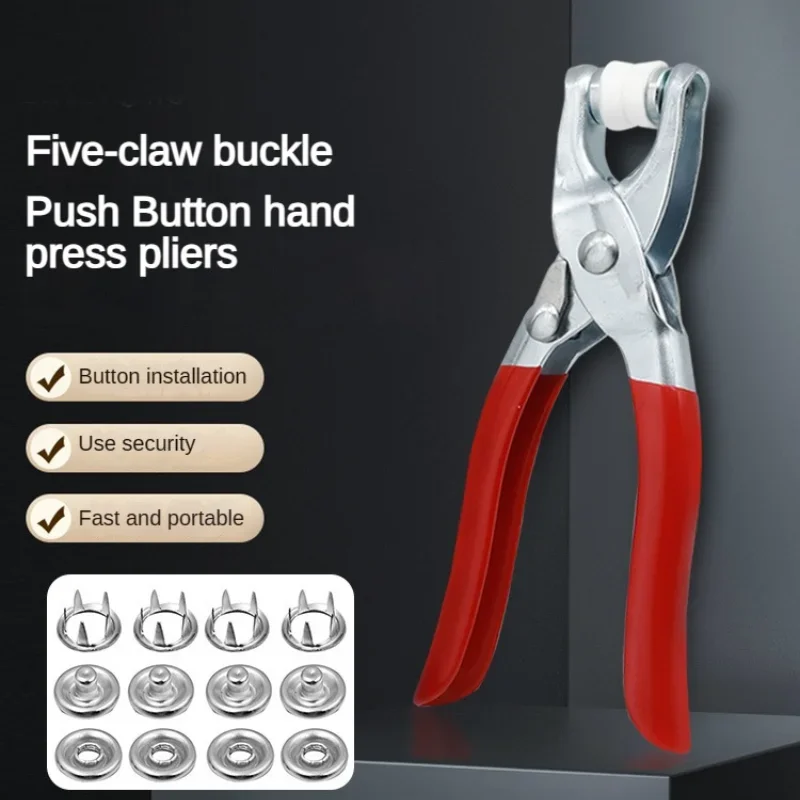 Five-prong Button Installation - Snap Button Plier recension och pris