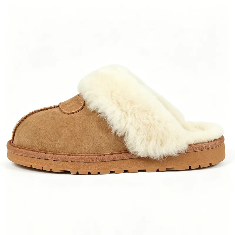 Natural Fur Slippers for Women - Sewing Cotton recension och pris