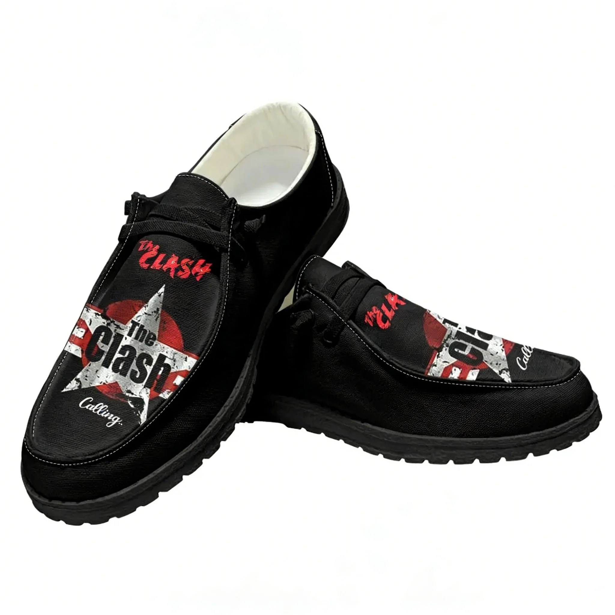 The Clash Rock Band Casual Sho - Sewing Custom recension och pris