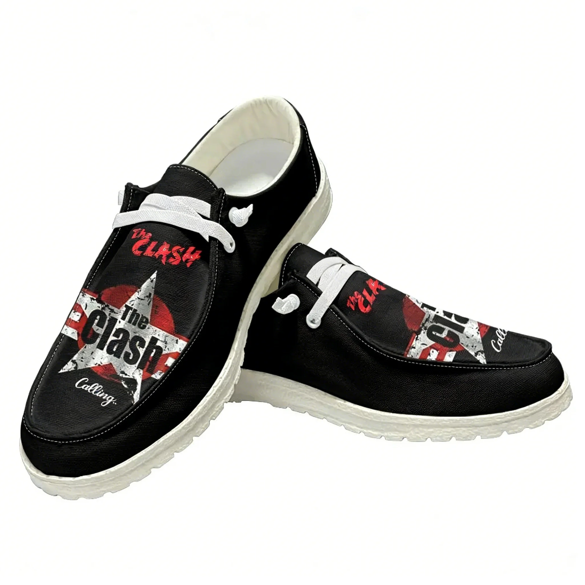 The Clash Rock Band Casual Sho - Sewing Custom recension och pris