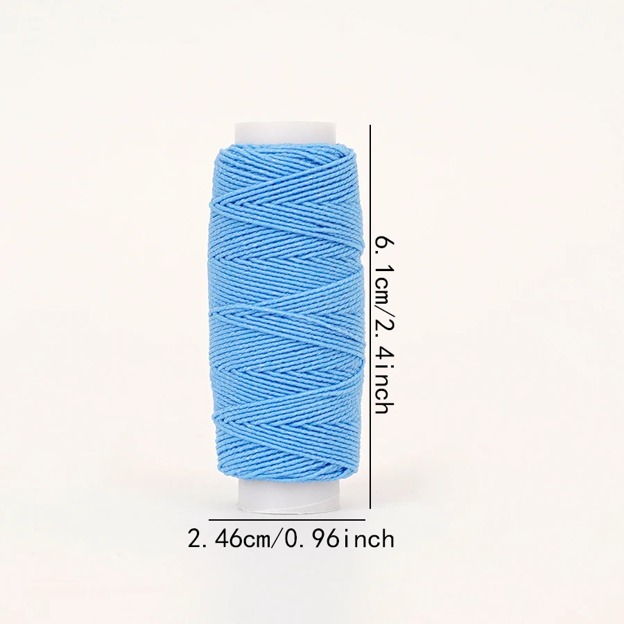 18-Color 0.6mm Ultra-Fine Elas - Sewing Machine Yarn recension och pris
