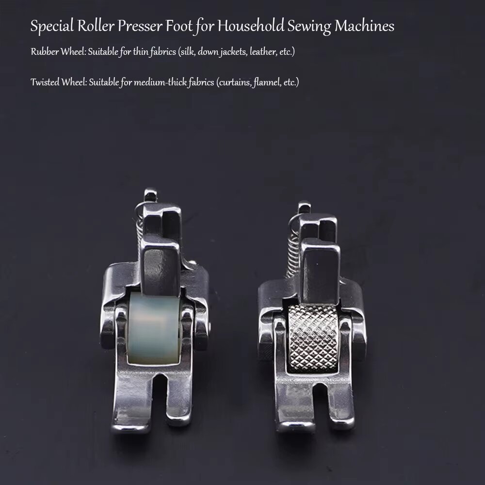 All Steel Roller Presser Foot  - Sewing Machine Fabric recension och pris