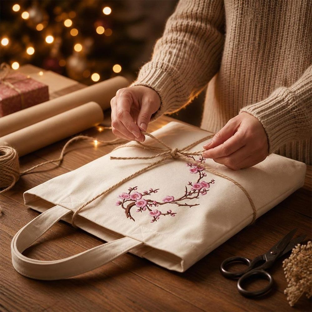 DIY Cherry Blossom Iron On Pat - Sewing In Textile recension och pris