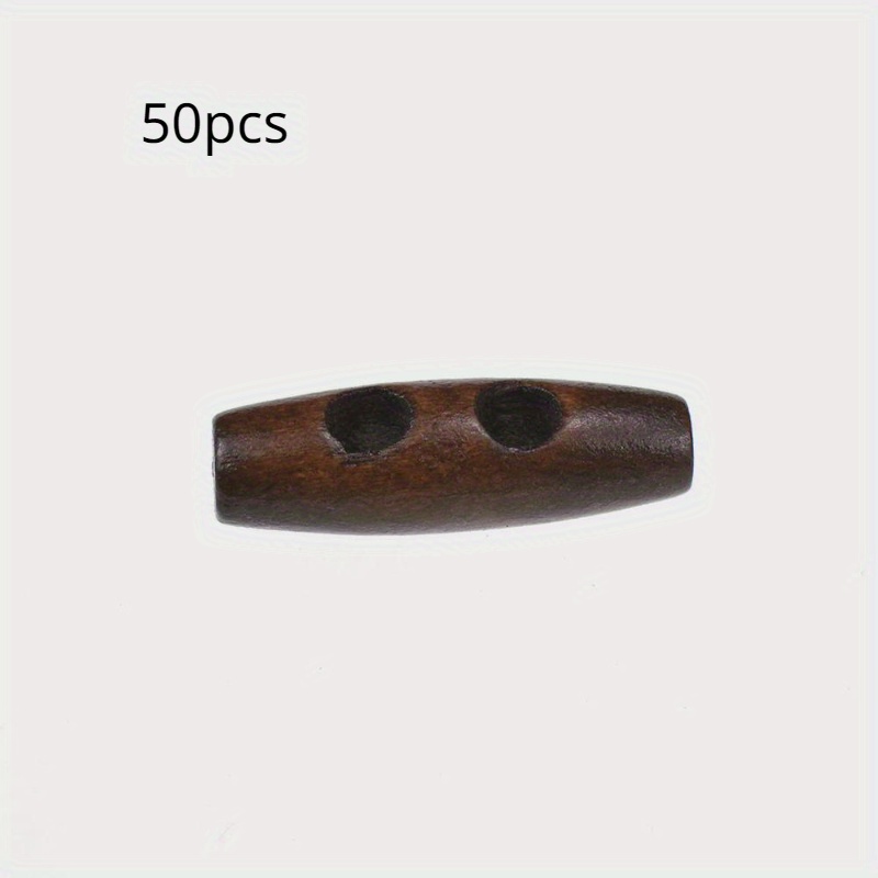 50pcs Recycled Wood Horn Toggl - Sewing Recycle recension och pris