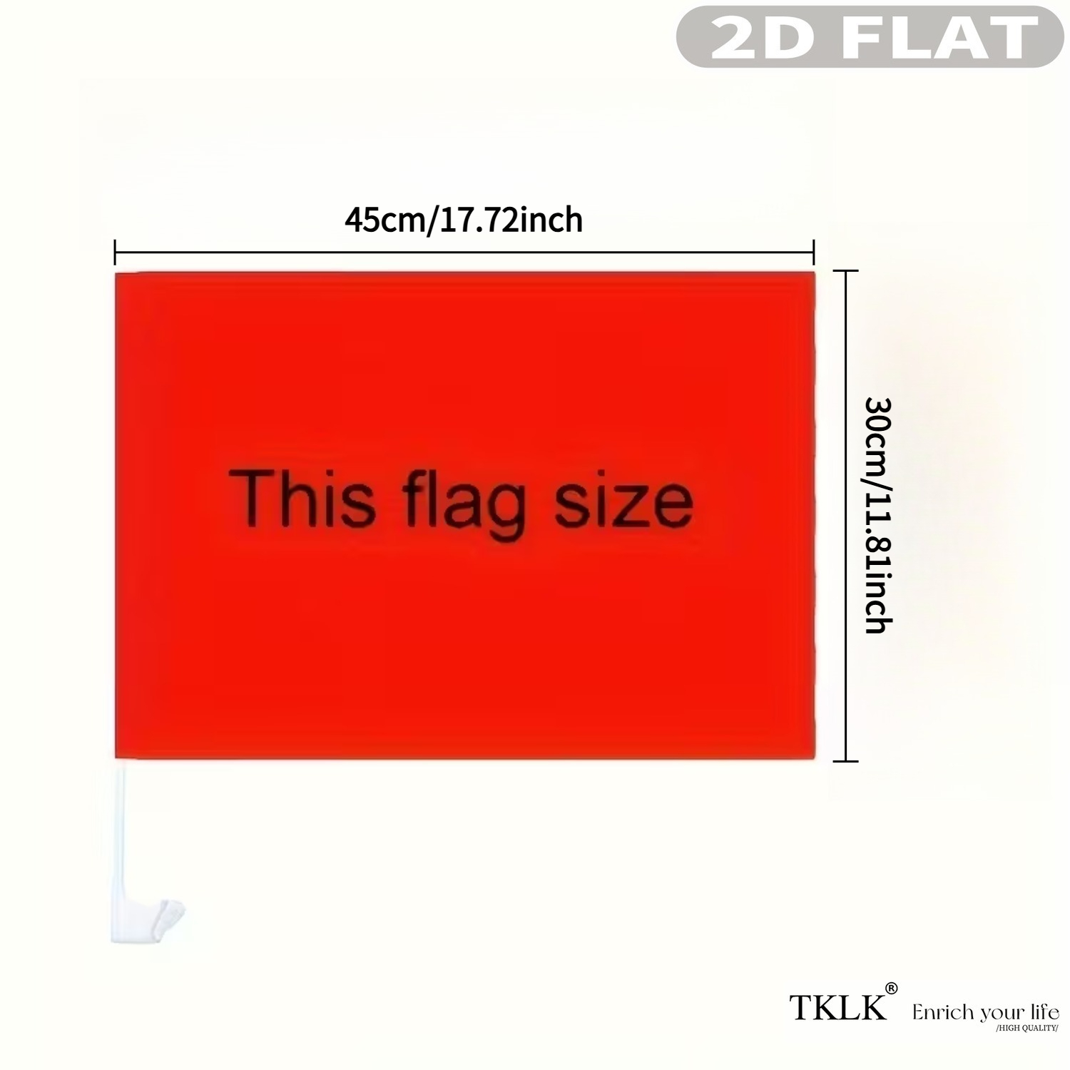 1pc / 5pcs Customize Car Flag  - Sewing Custom recension och pris