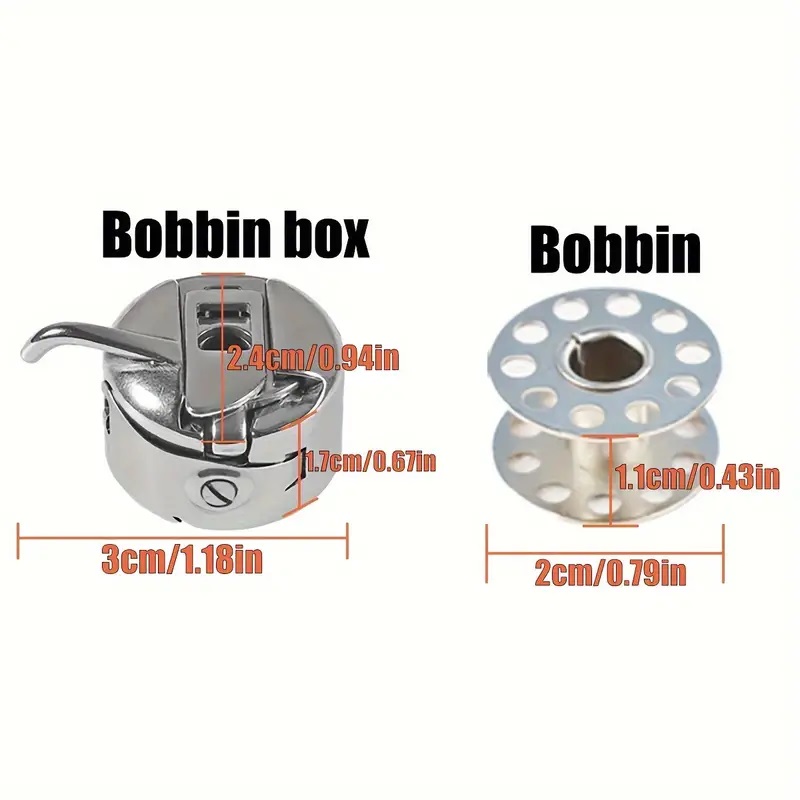 Bobbin Case and Metal Bobbins  - Sewing Machine Yarn recension och pris