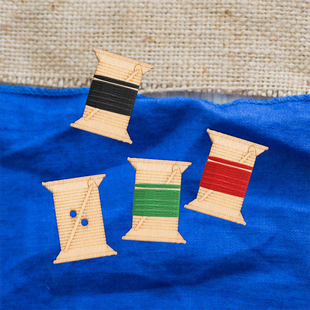 100Pcs Wooden Sewing Machine T - Sewing Machine Yarn recension och pris